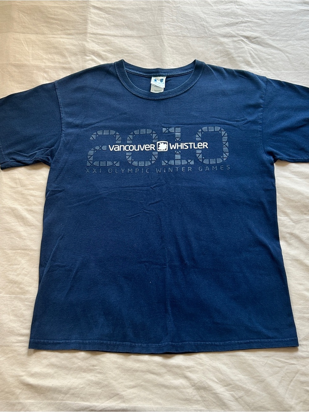 Vancouver Whistler 2010 XXI Olympic Winter Games Navy Men's T-Shirt